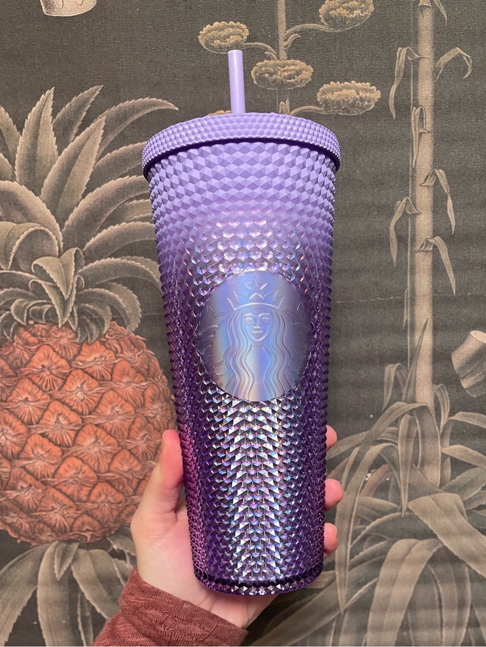Starbucks Holographic Ombré Spiky Tumbler